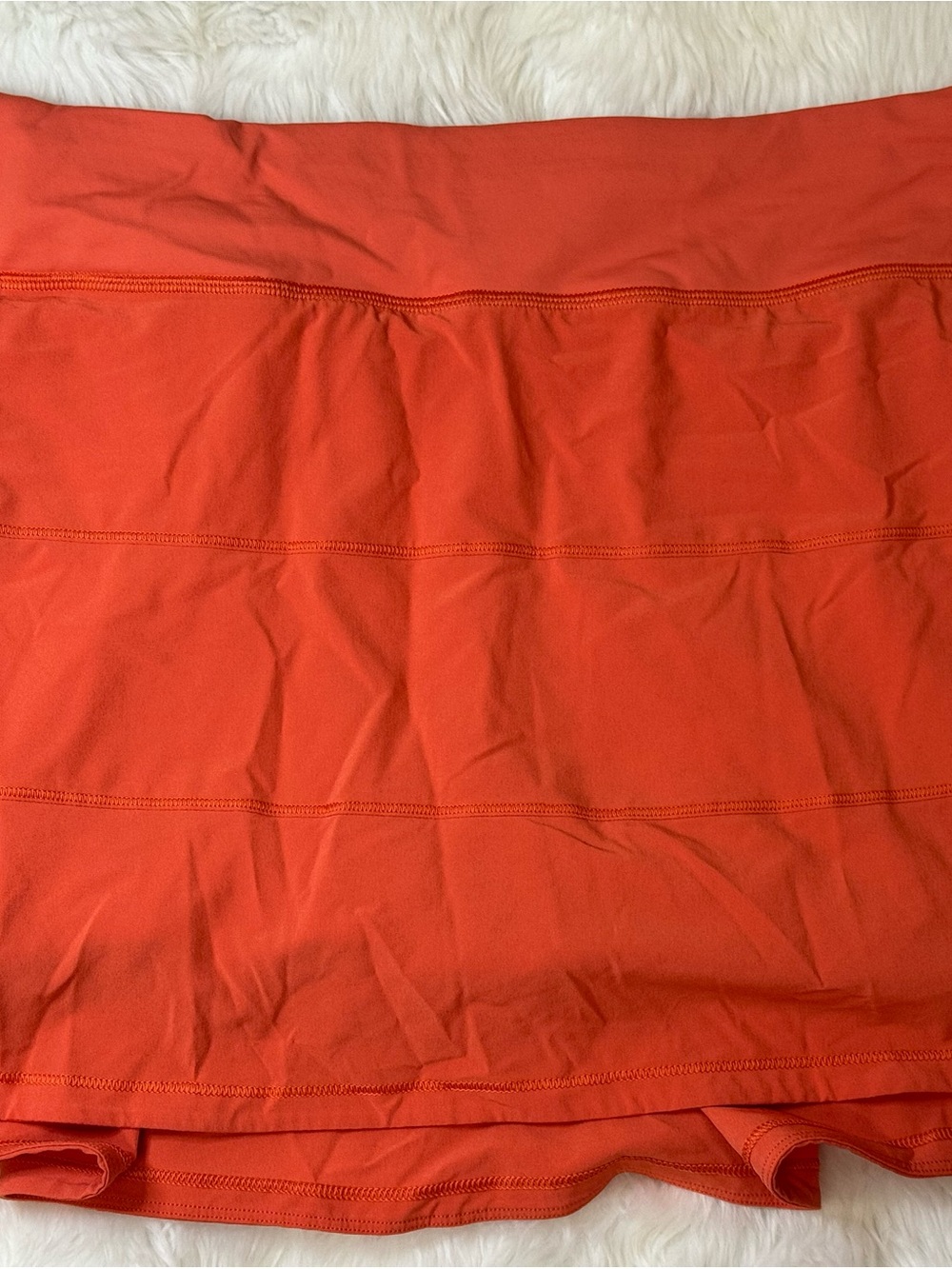 lululemon athletica Orange Athletic Skirt